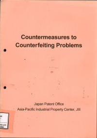 Image of Countermeasures to counterfeiting problems