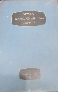 Image of Dewey : Decimal Classification