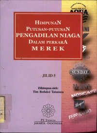 Image of Himpunan putusan-putusan pengadilan niaga  dalam perkara merek jilid 5