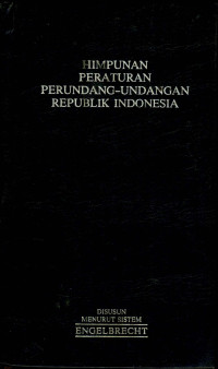 Image of Himpunan peraturan perundang-undangan Republik Indonesia