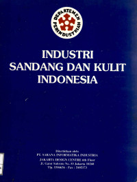Image of Industri sandang dan kulit Indonesia