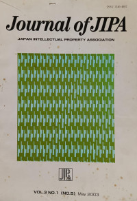 Image of Journal of jipa : May 2003