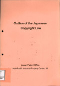 Outline of the Japanese copyright law