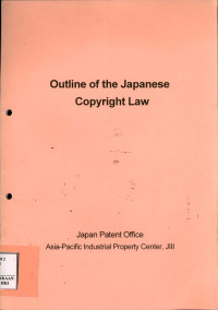 Image of Outline of the Japanese copyright law