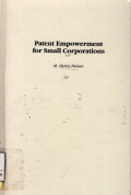 Patent empowerment for small corporations