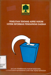 Penelitian tentang aspek hukum sistem informasi pendapatan daerah