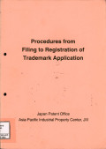 Procedures from filing to registration of trademark  application-