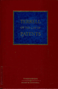 Image of Terrell on the law of patents.