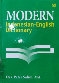 Image of Modern Indonesian-English Dictionary