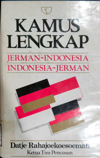 Kamus lengkap Jerman - Indonesia, Indonesia - Jerman