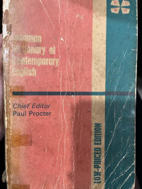 Longman dictionary of contemporary English