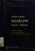 Istilah-istilah hukum dalam bahasa Belanda