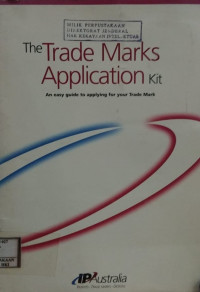 Image of The trade marks applications kit : an easy guide to applying for your trade mark