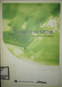Image of Outlokk of the KIPOnet : subsystem specipications