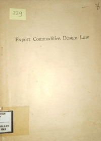 Image of Export commmodites design law