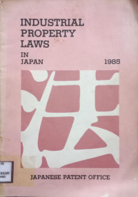 Industrial property laws in japan