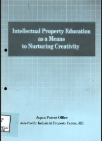 Image of Intellectual property education as a means to nurturing creativity