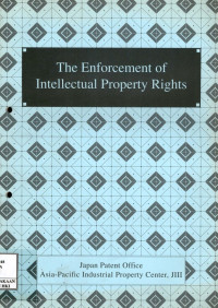 Image of The enforcement of intellectual property rights