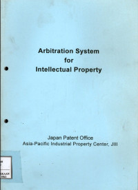 Arbitration system for intellectual property