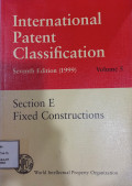 International patent classification seventh edition (1999) volume 5