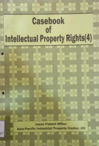 Image of Casebook of intellectual property rights (4)