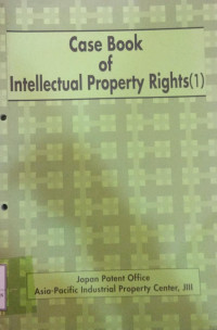 Image of Case book of intellectual property rights (1)