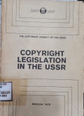 Copyright legislation in the USSR