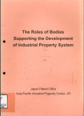 The roles of bodies supporting the development of industrial property system