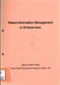 Patent information management in enterprises