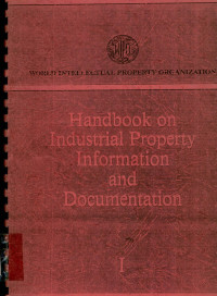 Handbook on industrial property information and documentation I