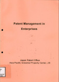 Patent management in enterprises