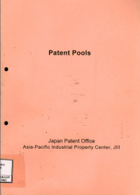 Patent pools