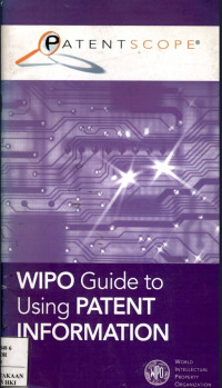 WIPO guide to using patent information