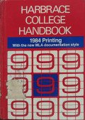 Harbrace college handbook 1984 printing : with the new MLA documantation style