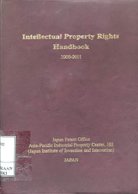 Intellectual property rights handbook 2000-2001