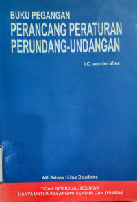 Buku pegangan perancang peraturan perundang-undangan