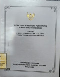 Peraturan menteri pertanian nomor : 01/Pert/SR.120/2/2006 tentang syarat penamaan dan tata cara pendaftaran varietas tanaman