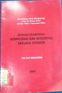 Ekspose ekonomika : Kompetensi dan integritas sarjana ekonomi