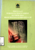 Perencanaan pembangunan hukum nasional kelompok kerja bidang hukum dan sumber daya alam