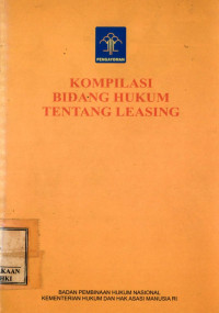 Kompilasi bidang hukum tentang leasing