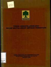 Image of Peran anggota legislatif dalam menyalurkan aspirasi perempuan