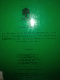 Kebijakan penerbitan surat bukti kewarganegaraan republik Indonesia (sbkri) yang dilaksanakan oleh direktorat jenderal hukum dan perundang-undangan departemen kehakiman ri