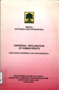 Modul ham  internasional universal declaration of human rights ( deklarasi universal hak asasi manusia )