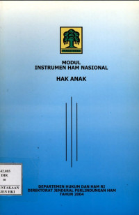 Image of Modul instrumen ham nasional hak anak