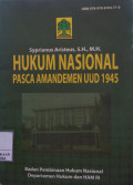 Hukum nasional pasca amandemen uud 1945