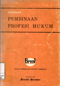 Image of Seminar pembinaan profesi hukum