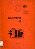 Management report 1970