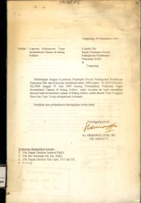 Image of Laporan pelaksanaan tugas inventarisasi ciptaan di bidang folklore