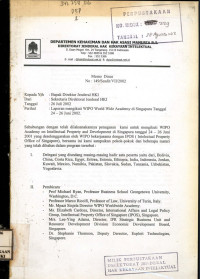 Image of Laporan mengikuti WIPO world academy