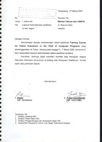 Image of Laporan keikutsertaan pelatihan di luar negeri